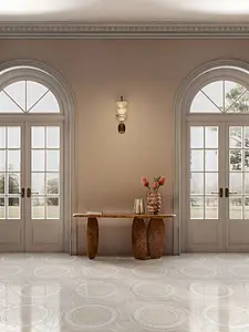 Background tile, Effect other marbles, Color beige,white, Glazed porcelain stoneware, 60x120 cm, Finish Honed