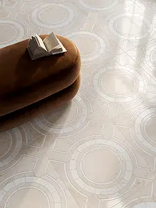 Background tile, Effect other marbles, Color beige,white, Glazed porcelain stoneware, 60x120 cm, Finish Honed