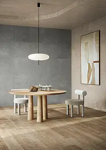 Background tile, Effect wood, Color beige, Unglazed porcelain stoneware, 20x120 cm, Finish antislip