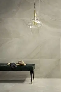 Bakgrunnsflis, Effekt stein,onyx, Farge beige, Glasert porselenssteintøy, 60x120 cm, Overflate polert