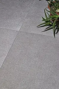 Effect steenlook, Kleur grijze, Basistegels, Ongeglazuurd porseleinen steengoed, 60x60 cm, Oppervlak antislip