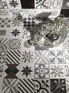 Cementine Porcelain Tiles produced by Valmori Сeramica, faux encaustic tiles