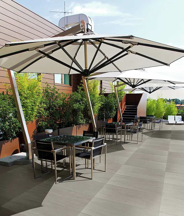 Background tile, Color grey, Unglazed porcelain stoneware, 40x60 cm, Finish antislip