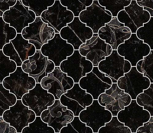 Versace Ceramics, Emote, 02626220_Mos.Arab.Dec.NeroAma