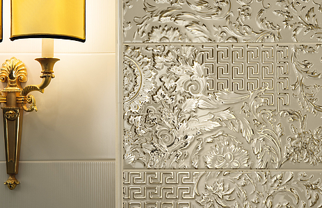 Gold Ceramic Tiles produced by Versace Ceramics, Style designer, 