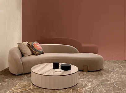 Background tile, Effect fabric, Color beige, Unglazed porcelain stoneware, 120x280 cm, Finish matte