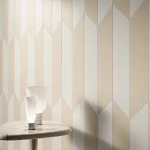 Background tile, Color beige, Glazed porcelain stoneware, 10x60 cm, Finish antislip