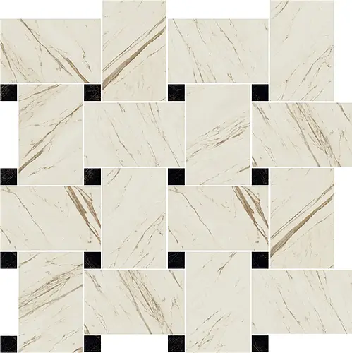 Versace Ceramics, Marble, 2405310_Mos.Intrec.Bian-Nero