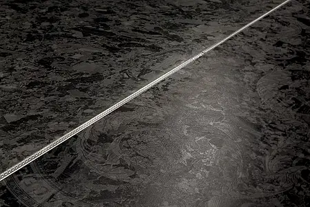 Bakgrunnsflis, Effekt stein,other marbles, Farge svart, Glasert porselenssteintøy, 60x60 cm, Overflate matt