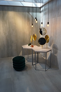 Metalyn Optima Porcelain Tiles produced by Villeroy & Boch, Metal, concrete effect