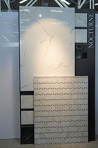 Porseleinen tegels Nocturne geproduceerd door Villeroy & Boch, Steenlook effect