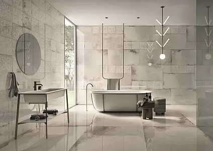Background tile, Color beige, Glazed porcelain stoneware, 60x120 cm, Finish polished