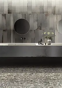 Background tile, Color grey,multicolor, Glazed porcelain stoneware, 60x120 cm, Finish polished