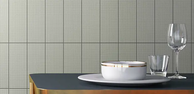 Background tile, Color grey, Glazed porcelain stoneware, 10x25 cm, Finish antislip